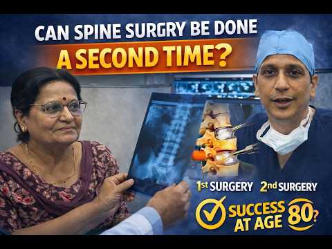 Can spine surgery be done second time ? Can spine surgery be successful at 80| Dr. Ajay Kothari