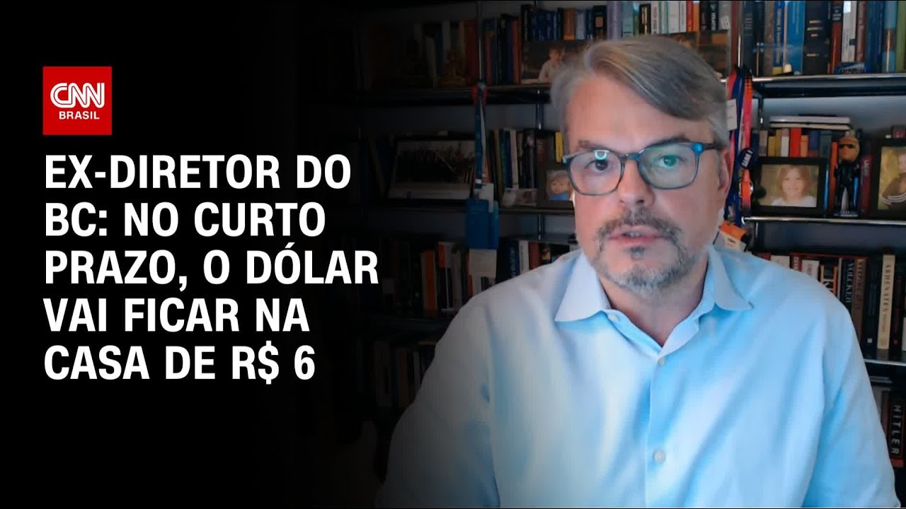 Ex-diretor do BC: No curto prazo, o dólar vai ficar na casa de R$ 6 | CNN 360º