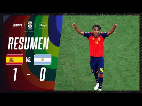 ESPAÑA VENCIÓ A ARGENTINA Y CONSIGUIÓ SU SEGUNDA ESTRELLA | España 1-0 Argentina | RESUMEN | M104