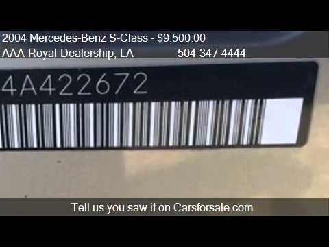 2004 Mercedes-Benz S-Class S430 4dr Sedan for sale in Marrer