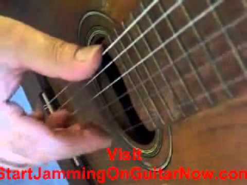 Flamenco guitar lesson - Picado (rapid alternate picking)