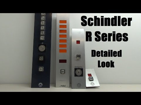Detailed Look at Schindler R Series Elevator Buttons