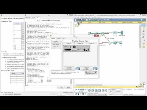 Packet Tracer 5.2.2.3 - Troubleshooting Single-Area OSPFv2