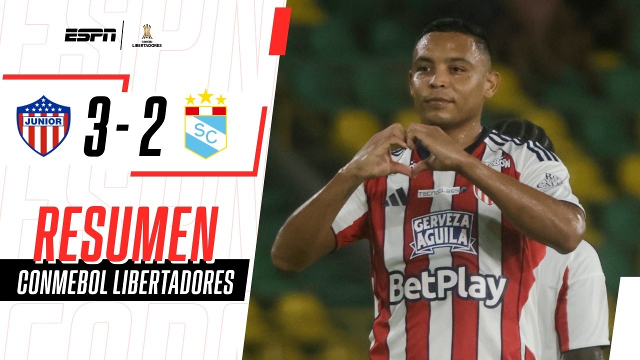 SUFRIDO TRIUNFO DEL JUNIOR ANTE EL CRISTAL PARA SEGUIR CON VIDA | Junior 3-2 Sp. Cristal | RESUMEN