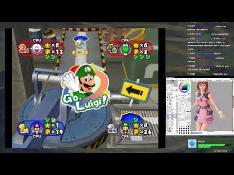 Mario Party 6 Plays as MK404 Draws | E. Gadd's Garage