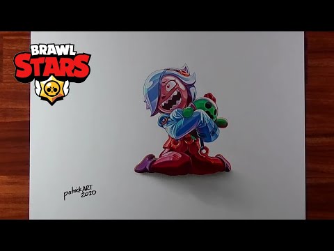 Dibujando a Colette de Brawl Stars | patrickART