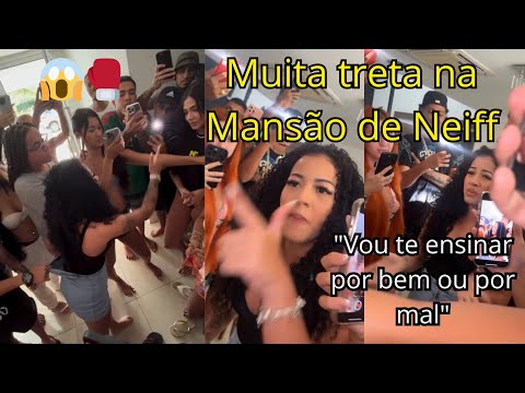 Briga de Nickole na mansão de Neiff "Vou te ensinar"