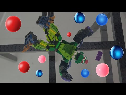 Gregory Destroys Monty Stop Motion (Fnaf Security Breach Stop Motion)