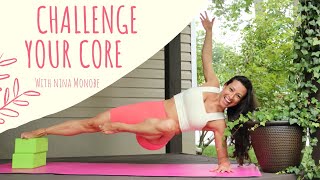 Challenge your core with this 10 minute core circuit workout with Nina Monobe