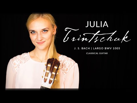 Julia Trintschuk plays Johann Sebastian Bach BWV1005 Largo on a 1958 Ignacio Fleta Classical Guitar