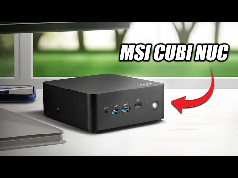 msi Cubi 5 Business Mini Desktop, Intel Core i3-1215U, 16GB RAM, 256GB SSD, Windows 11 Pro, Black video review thumbnail