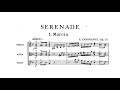 Ernő Dohnányi Serenade