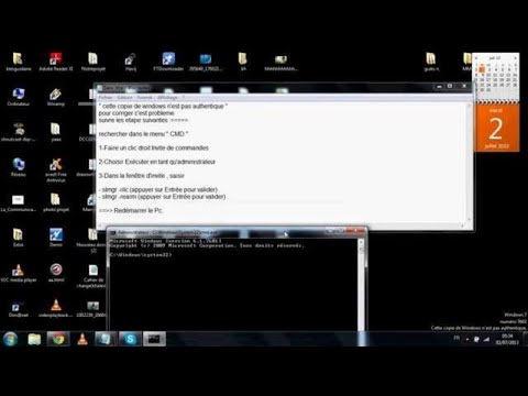 comment reparer cette copie de windows n'est pas authentique