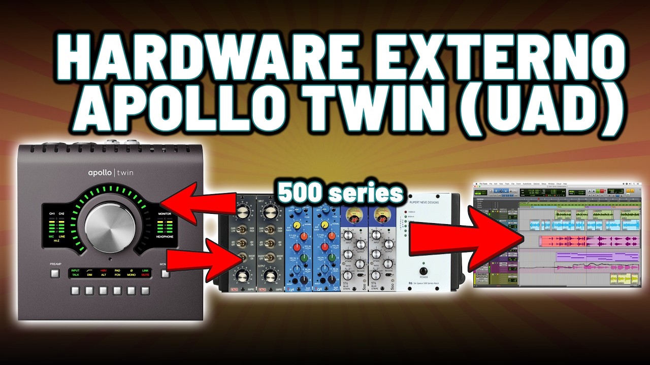 Como conectar Hardware externo a Apollo Twin en Protools (Universal Audio) via Insert SIN LATENCIA