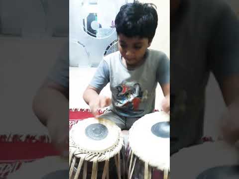 Small child kushagra very nice tabla playing on deshbhakti song jaha daal daal par sone ki chidiya