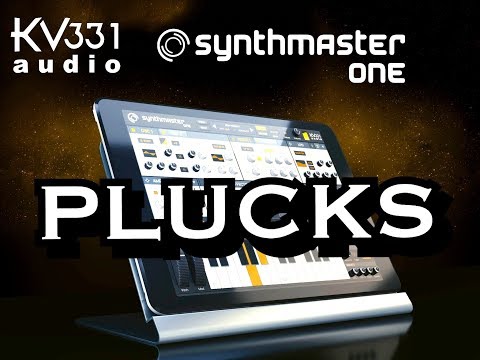 SynthMaster One - Let's Play The PLUCK Sounds - iPad Demo
