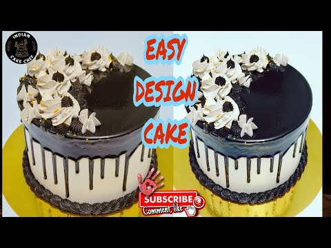 chocolate cake EASY DESIGN by Chef Srikant