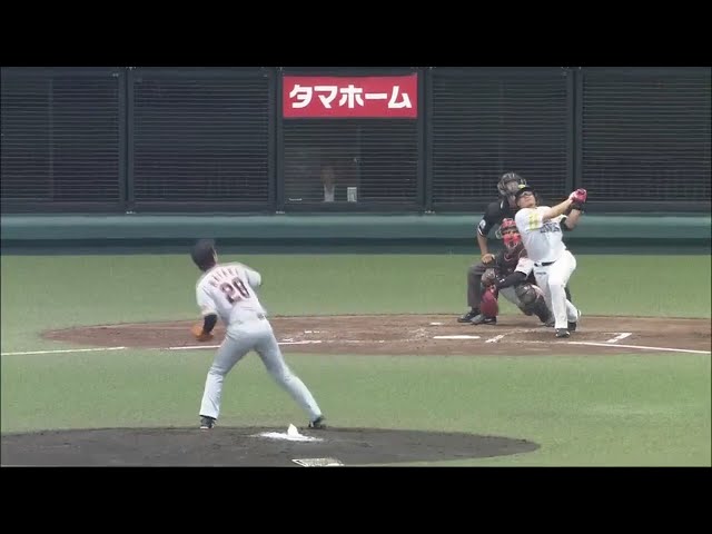 【ファーム】ホークス・吉村 レフトへの先制ソロホームラン!! 2017/06/17 H-G(ファーム)