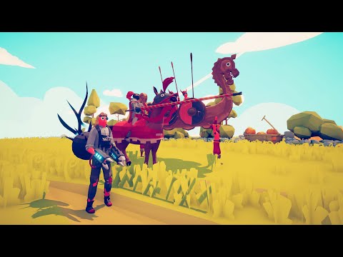 Longship & Jouster & Mad Mechanic vs 3x EVERY UNIT - Totally Accurate Battle Simulator