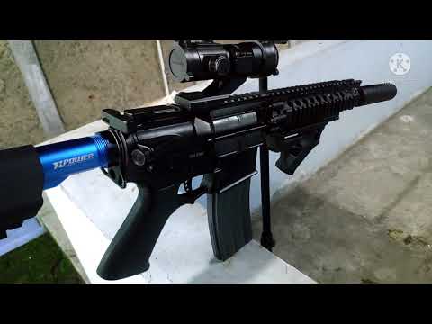 AEG M4 APS with VLtor FrontSet By Gnp Set Up Agan lmfao