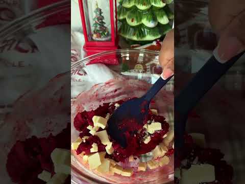 Today we're making irresistible Red Velvet White Chocolate Chip Cookies! #christmas #cookie #recipe