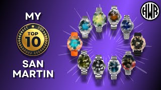 My Top 10 Must-Have San Martin Watches