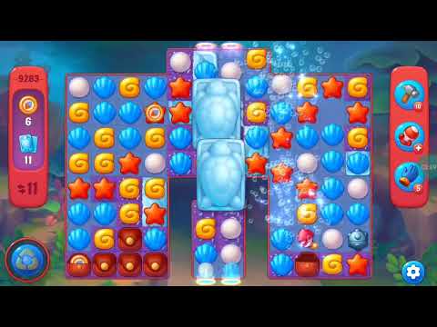 Fishdom Hard Level 9283 ( with Double Lightning Booster) @choraelmin