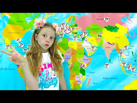 Nastya and her adventures around the world
