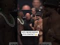 Adesanya never broke eye contact! #shorts