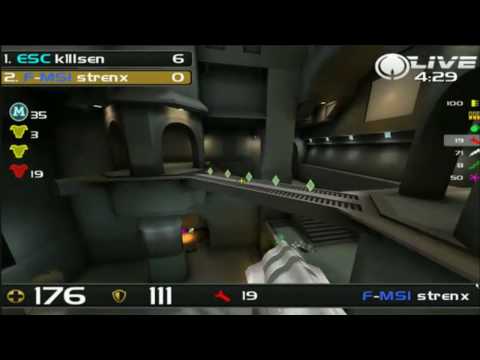 strenx vs K1llsen - Fnatic PLAY BEATIT Quake Live Grand Final 2010 - map 5of5 - t7