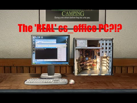 Building & Gaming on the ACTUAL?? cs_office PC from Counter Strike: Source