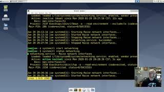 Start Stop & Restart Network Services In Debian 10