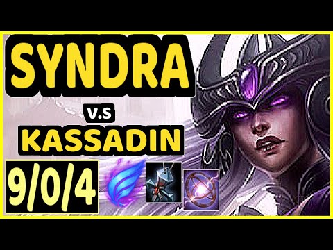 MAGIFELIX (SYNDRA) vs KASSADIN - 9/0/4 KDA MID CHALLENGER GAMEPLAY - EUW