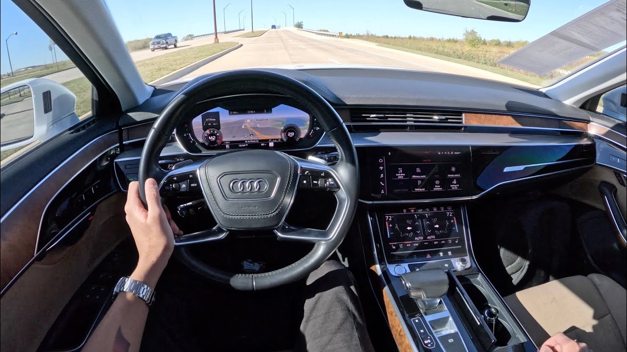 2019 Audi A8 L 55 Quattro - POV Driving Review
