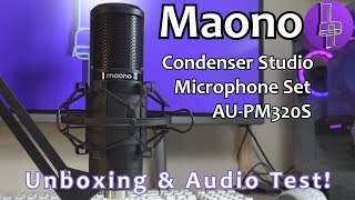 Video thumbnail for Maono AU-PM320S Condenser Studio Microphone Set - Unboxing & Audio Test! (UK 2020) by IXIS on Tech