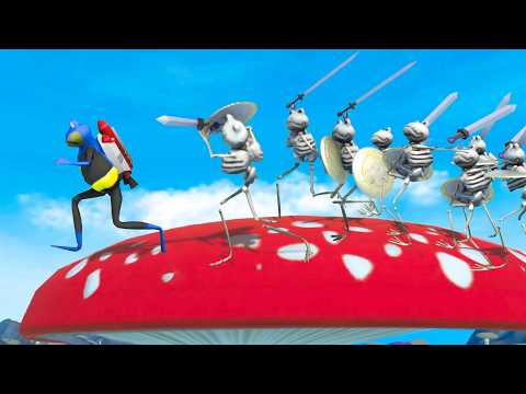 NEW SKELETON SOLDIER FROGS vs BAT FROG - Amazing Frog Part 202 | Pungence