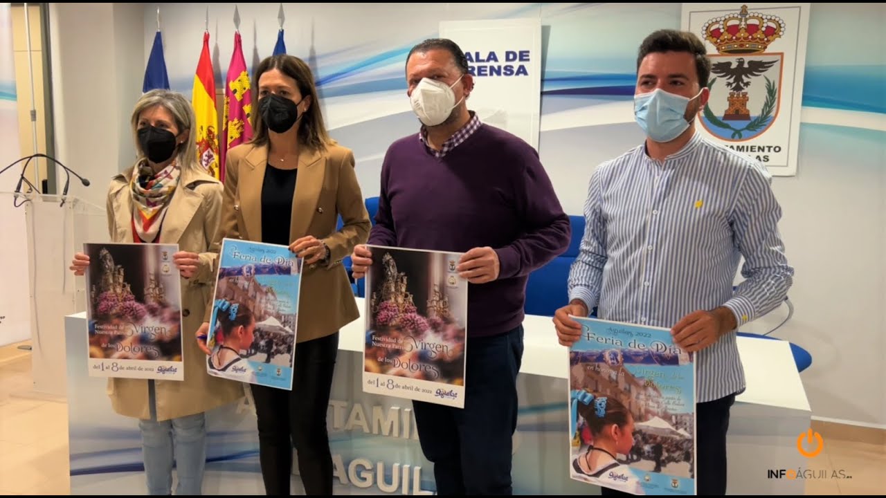 Presentados los actos en honor a la Virgen de los Dolores, Patrona de Águilas