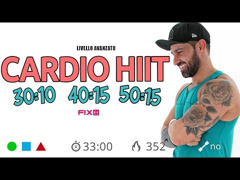 Cardio HIIT! Esercizi Cardio Brucia Grassi Ad Alta Intensità