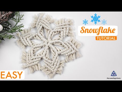 DIY Macrame Christmas Tree Decoration EASY Christmas Crafts