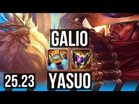 GALIO vs YASUO (MID) | 4/1/10 | KR Challenger | 25.23
