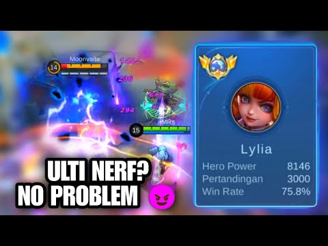 LYLIA 3000 MATCH GAMEPLAY 😈 | BEST BUILD LYLIA 2023 | BUILD LYLIA NEW PATCH - Lylia Gameplay