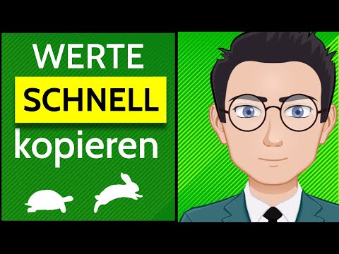 Excel schnell kopieren