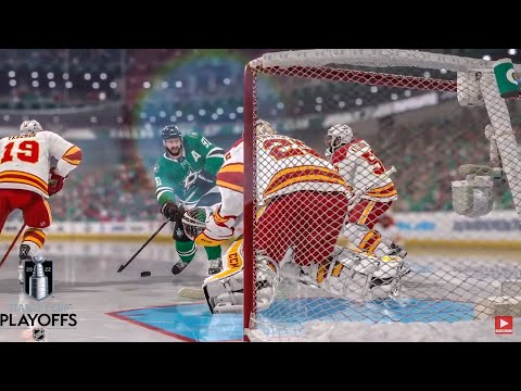 Stars vs Flames Round 1 Game 6! Stanley Cup Playoffs Full Game Highlights NHL 22 PS5 Gameplay