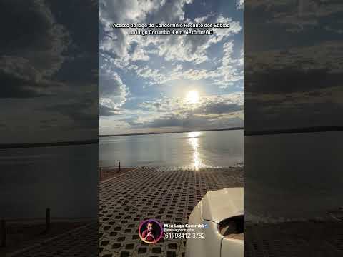 Acesso ao lago do Condomínio Recanto dos Sábias no Lago Corumbá 4 em Alexânia/GO