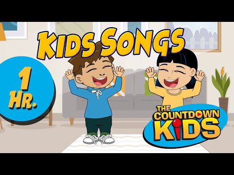 1 Hour of Nursery Rhymes & Sing-Along Songs  - The Countdown Kids | Kids Songs | Lyrics Video