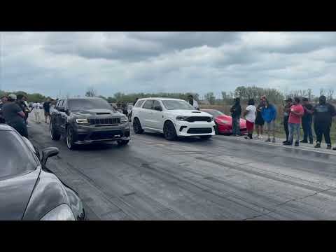 Trackhawk On 26s vs Hellcat Durango  MUST SEE !