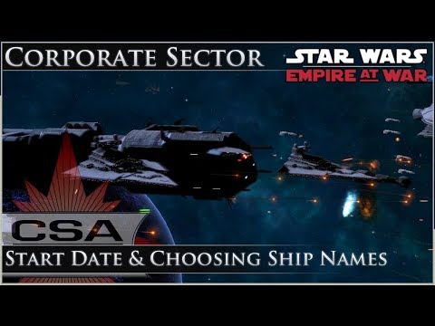 Thrawn's Revenge 2.3 Playthrough - CSA PReview start Date & Patron Ship Names