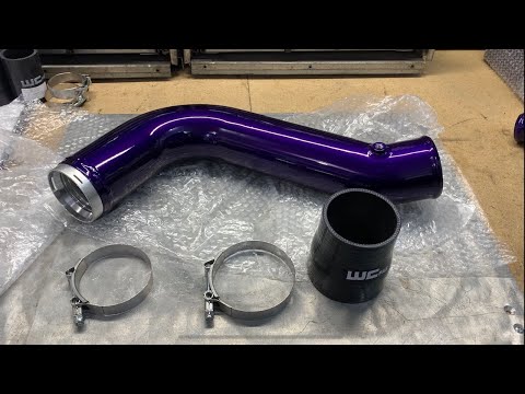 WCFab 3.5 Inch Passenger Side Intercooler Pipe Install. 2017-2019 2500/3500 L5P Duramax!!