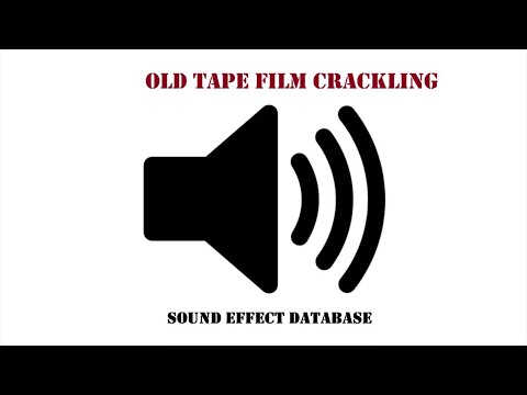 Old Tape Film Crackling Sound Effect