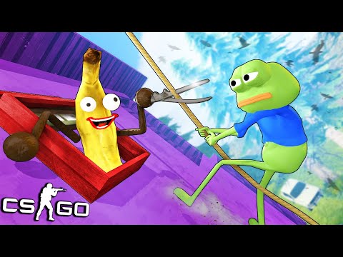 ВОТ ТОЛЬКО ПОПРОБУЙ! ЗЛОЙ ТРОЛЛЬ БАНАН vs МЕГА ЖАБА МАНЬЯК! МАНЬЯК В CS:GO (ВЕСЕЛЫЕ ПРЯТКИ В КС ГО)